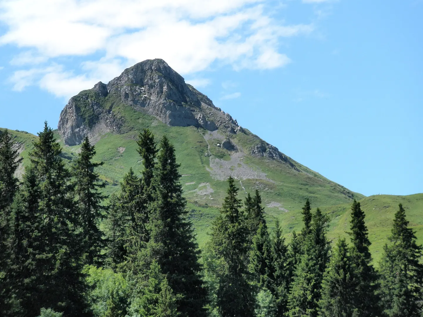 Regenboldshorn, mountain near Lenk, Switzerland