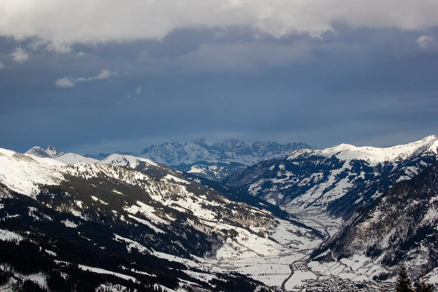 Austria valley with Badgastein Mine