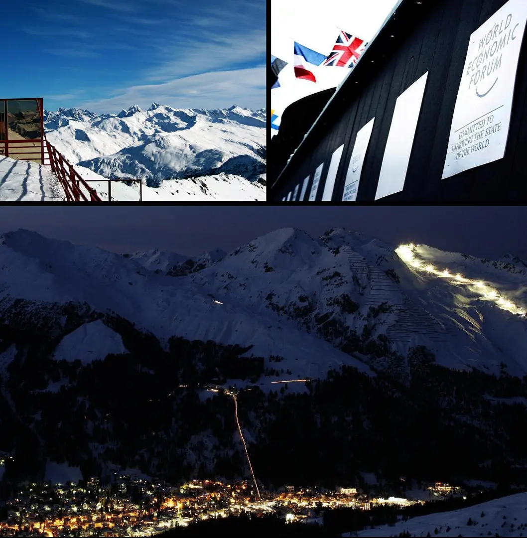 Montage for the Davos article on Wikipedia