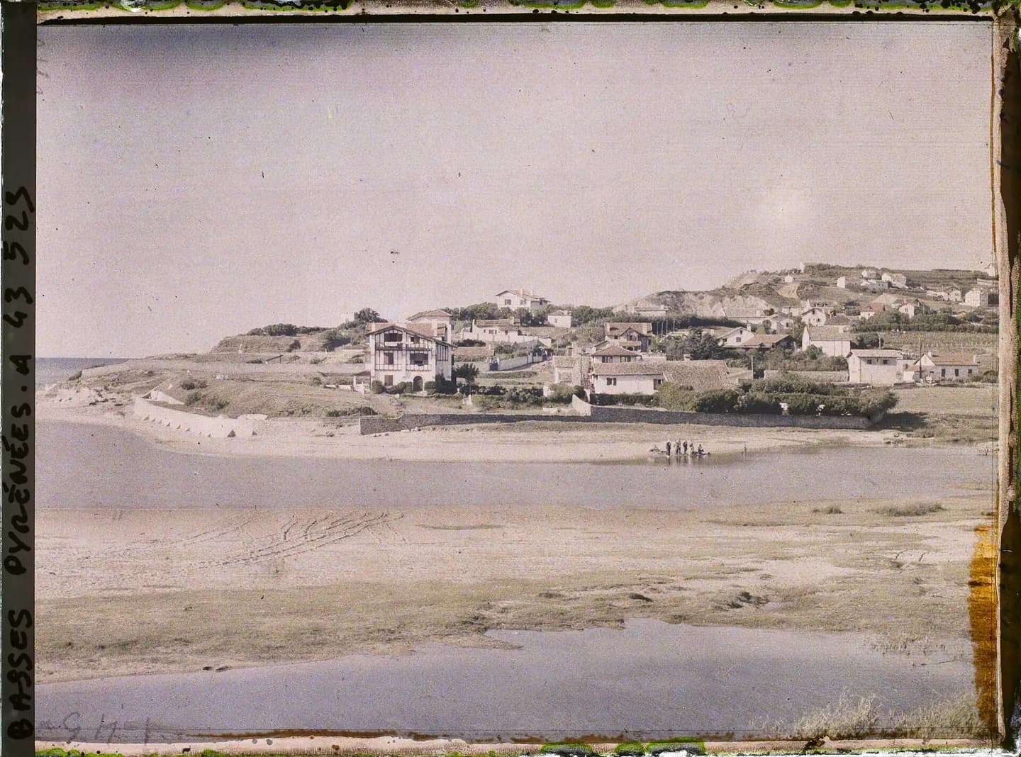 France, Guethary, Panorama pris depuis Guéthary. - A43529