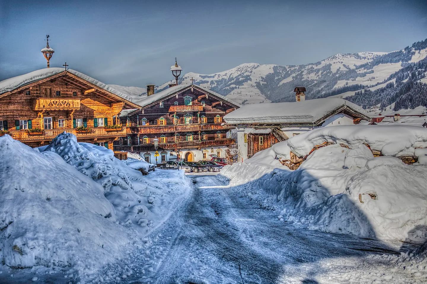 Ski resorts with great trace in Austria Jochsberg