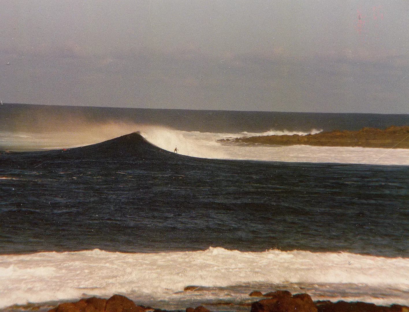December Atlantic Surf Famara Beach Hawaii Smoker - Lanzarote Photography 1988