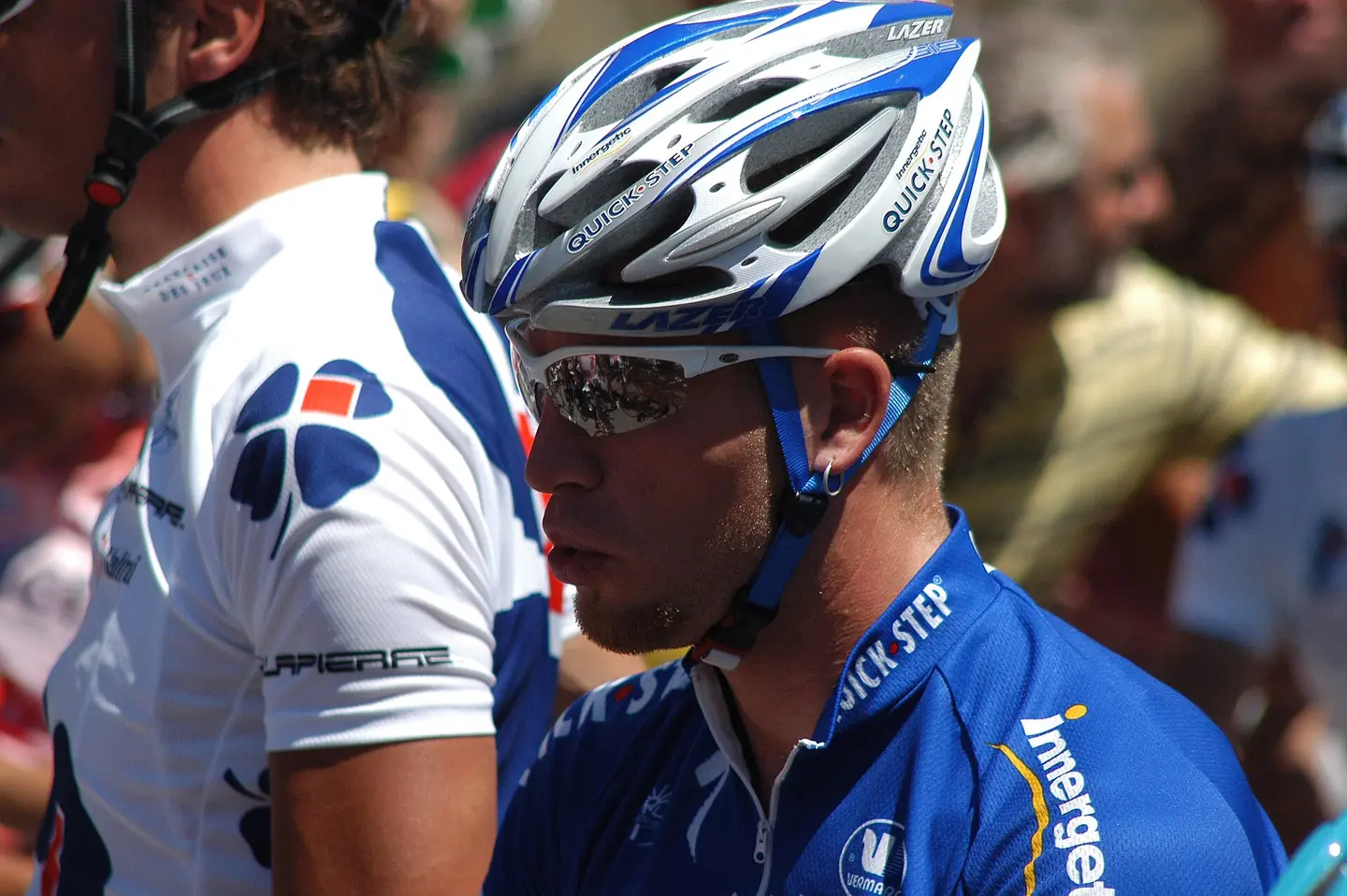 Sébastien Rosseler at the start of stage 8 in Le Grand Bornand, Tour de France 2007