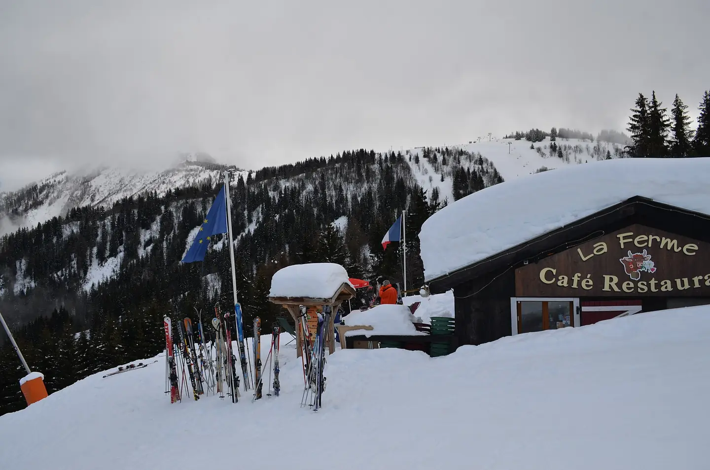 Chamonix is a resort town at the foot of Mont Blanc in France. A very popular winter ski resort with some excellent skiing including one of the longest ski runs in the world
