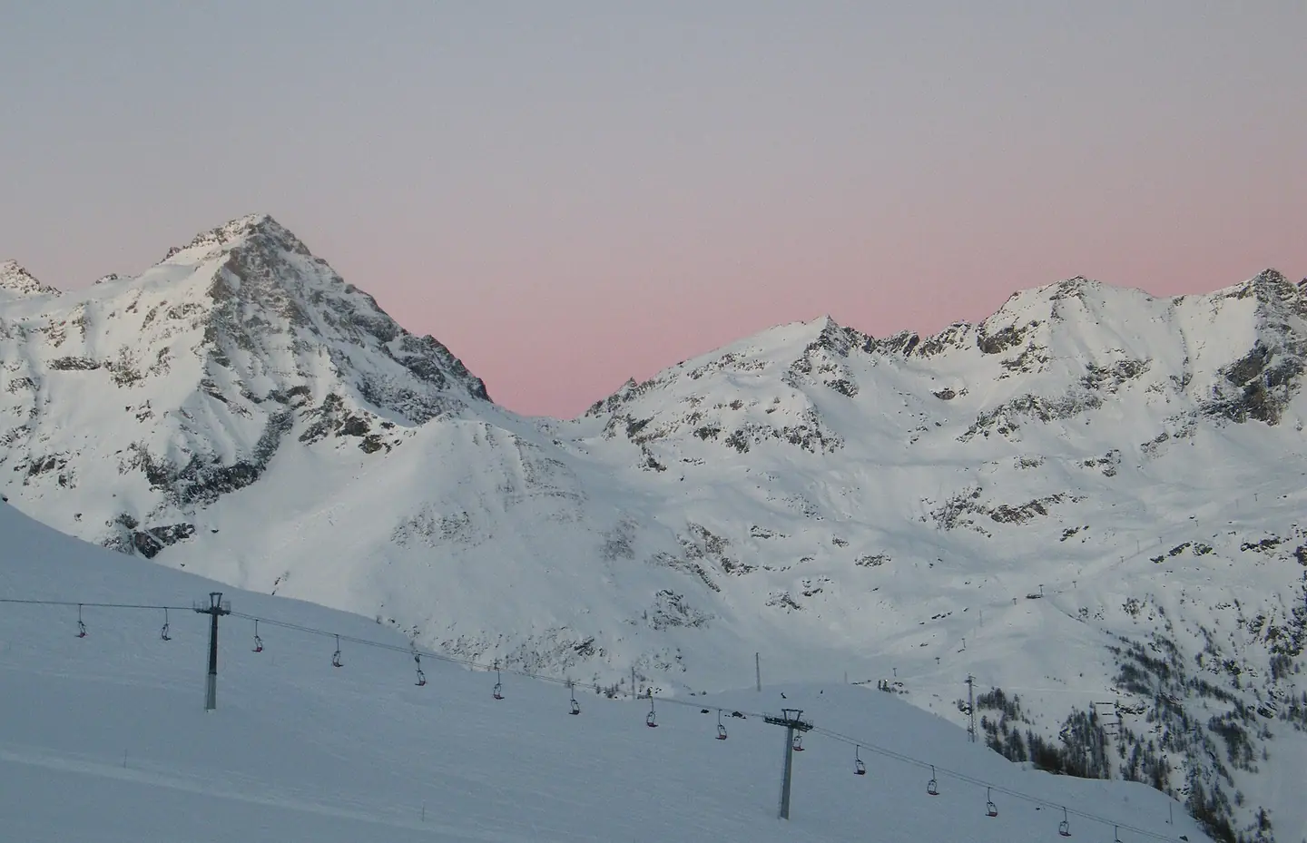 Vista dal rifugio Gabiet