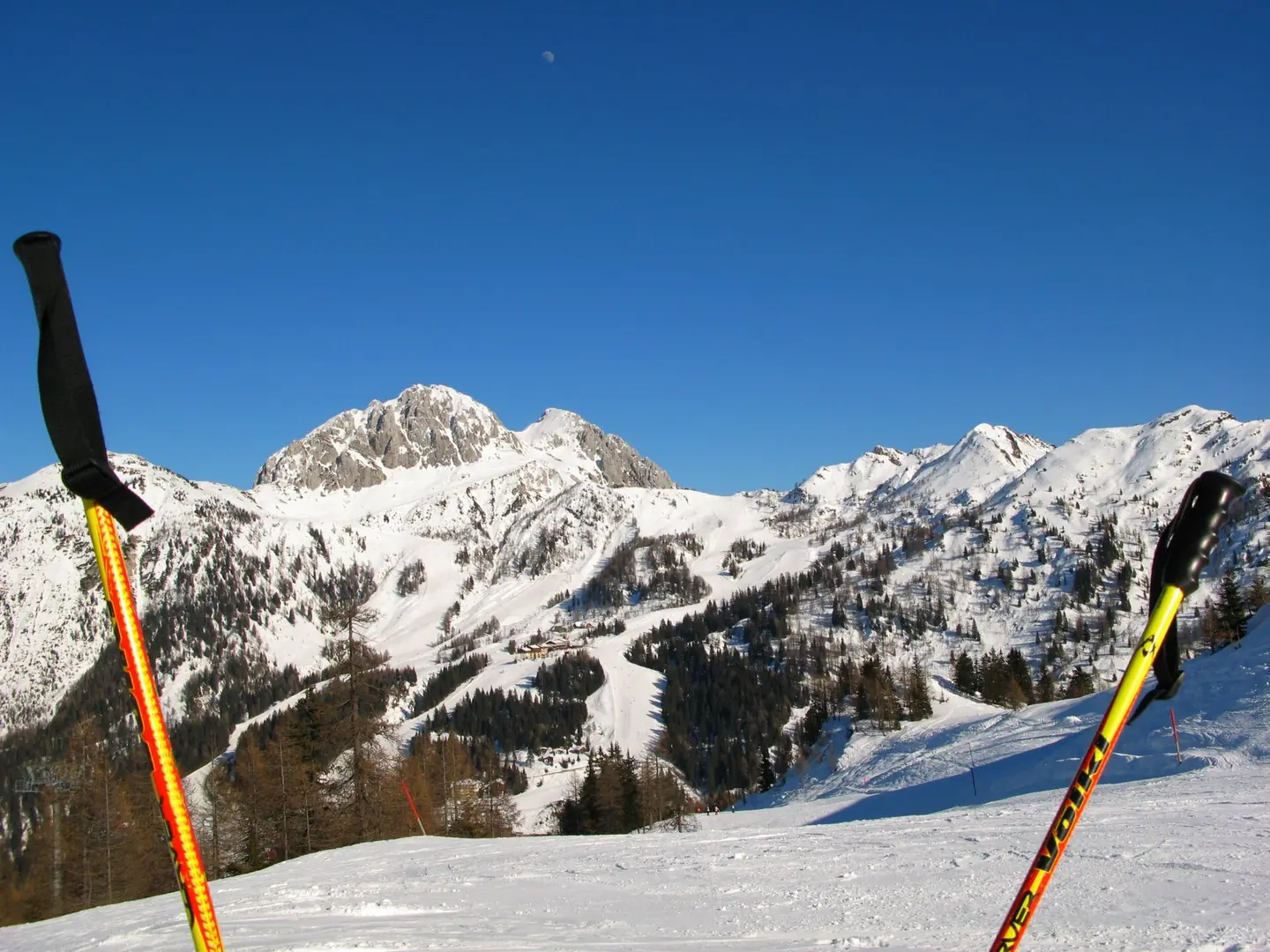 Nassfeld Ski area Panorama