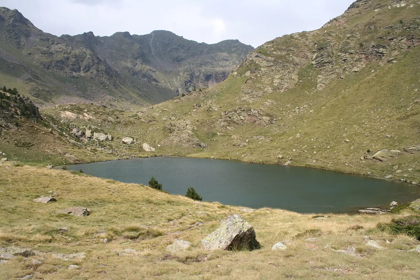 The lake of Tristaina de Baix, near the Ordino-Arcalís ski-resort