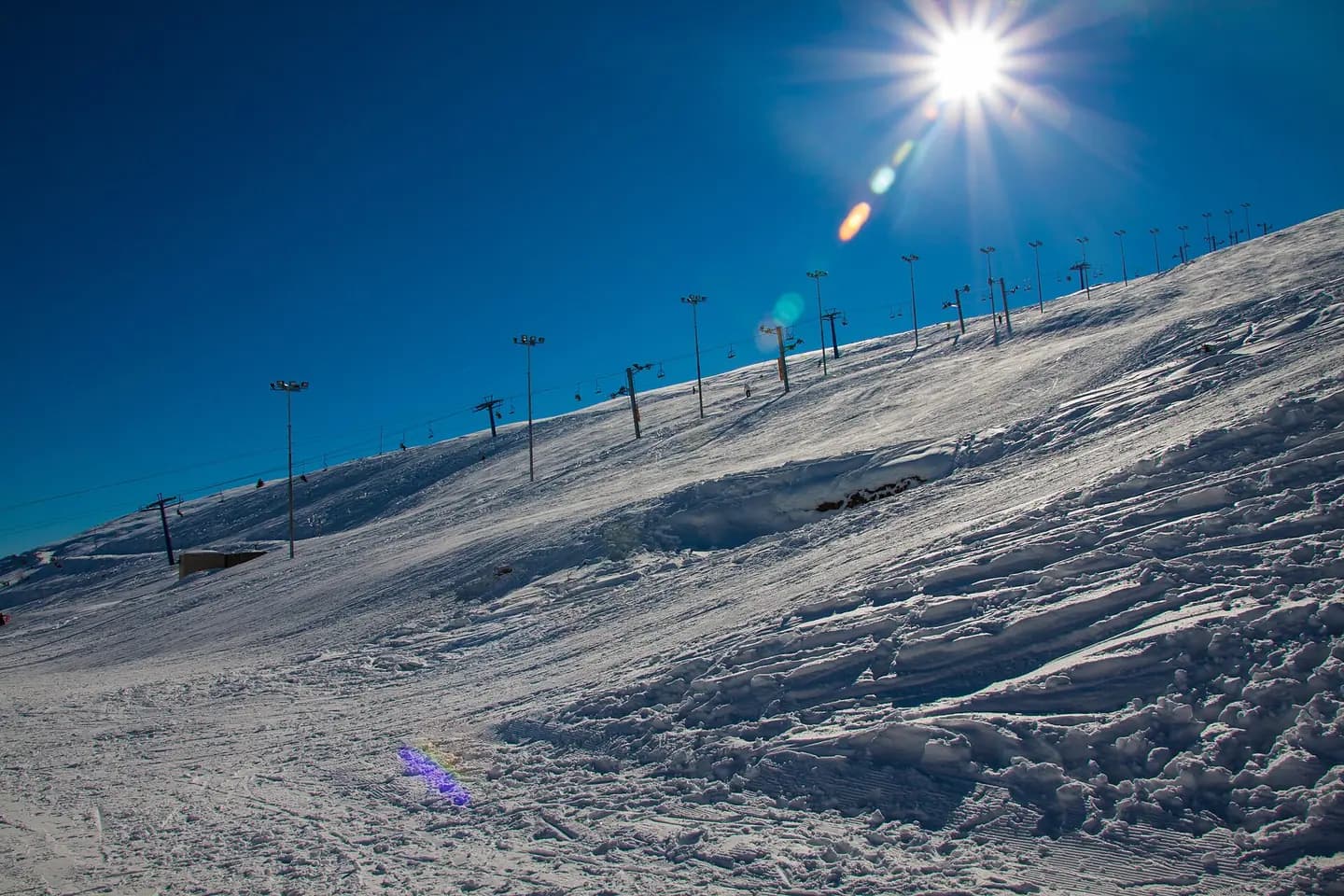 Popova Sapka ski slopes on New Years day 2014