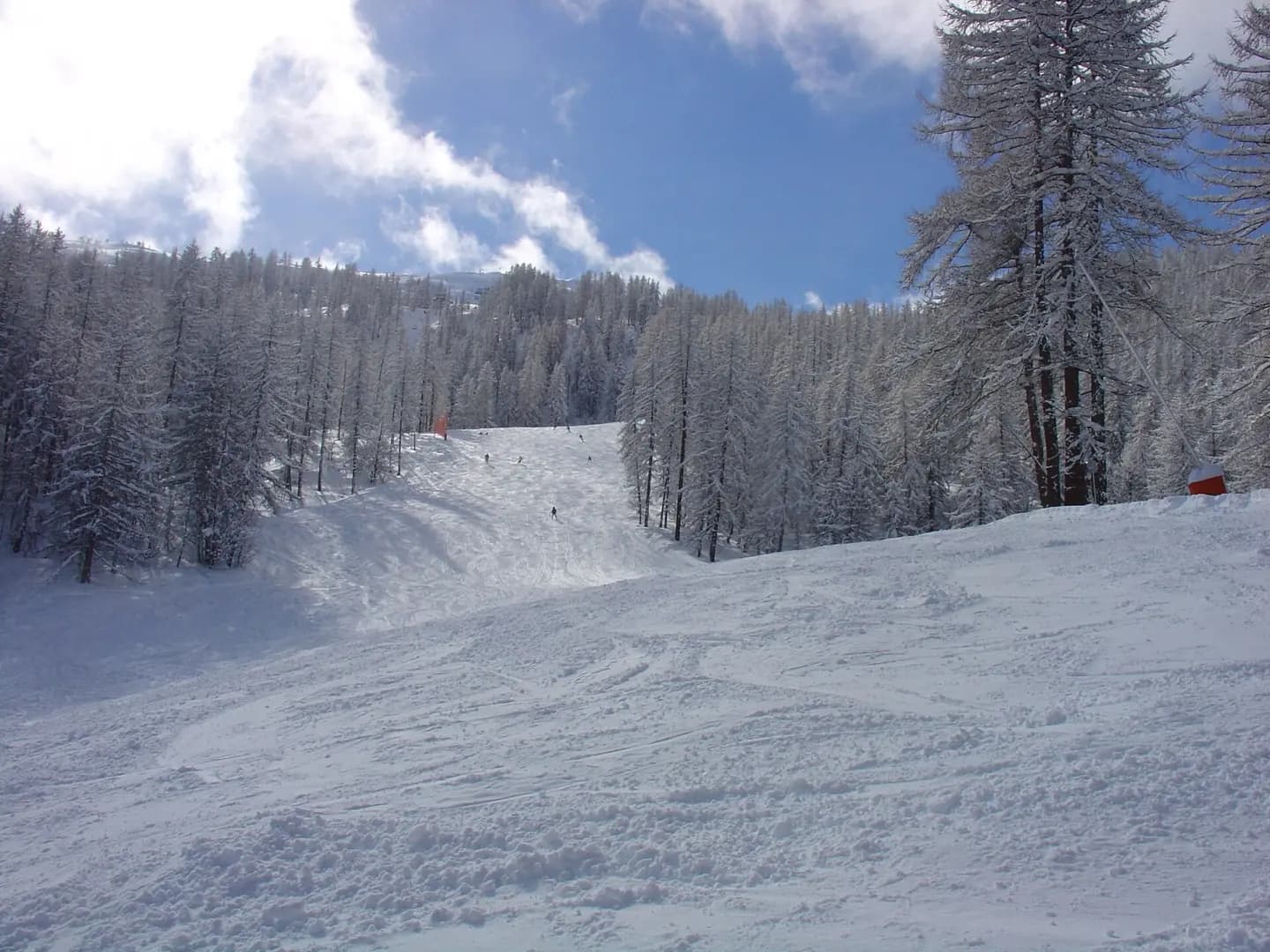Piste du clos d'aval à Puy-Saint-Vincent