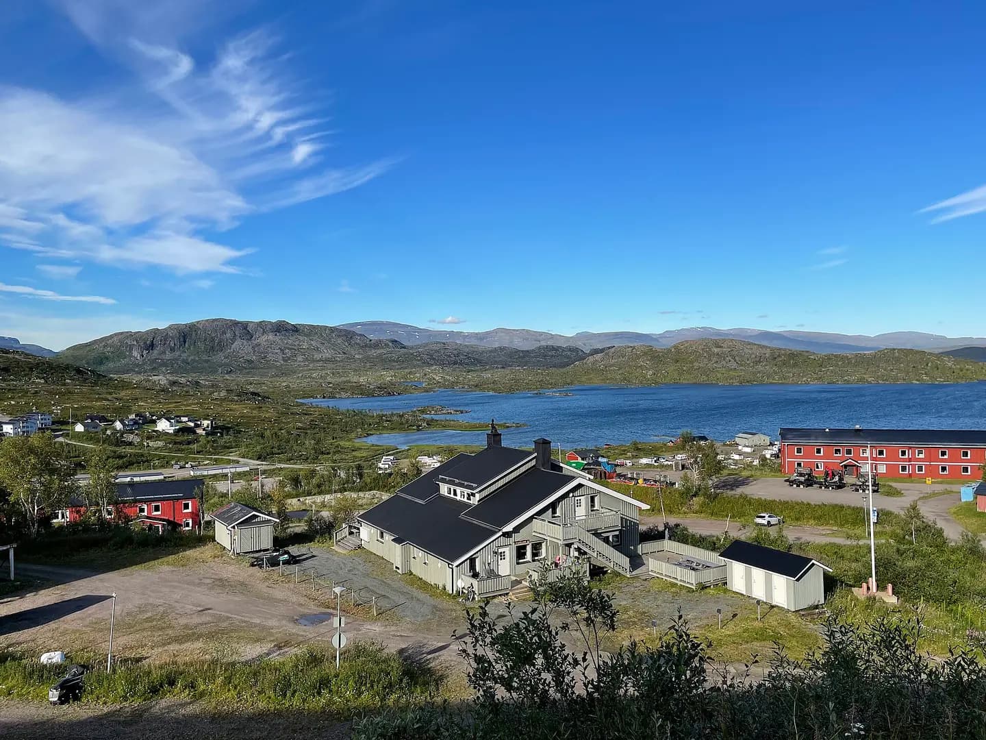 Riksgränsen, Swedish border town and ski resort in summer