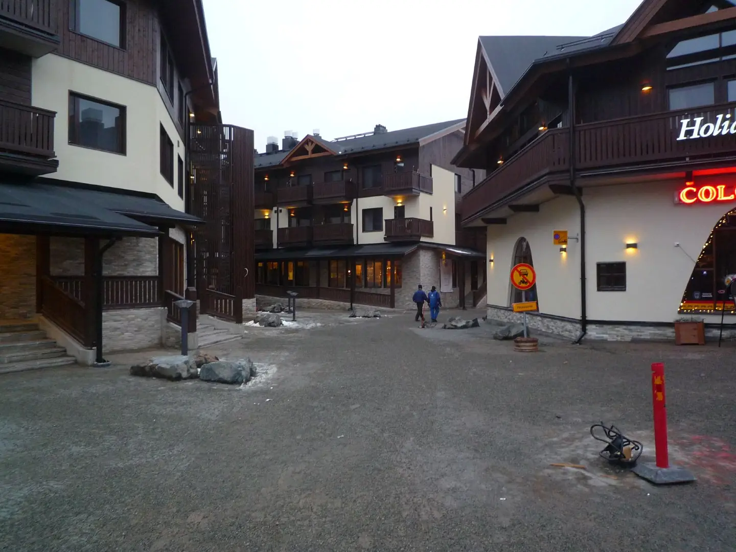 Ruka ski resort village in Kuusamo, Finland