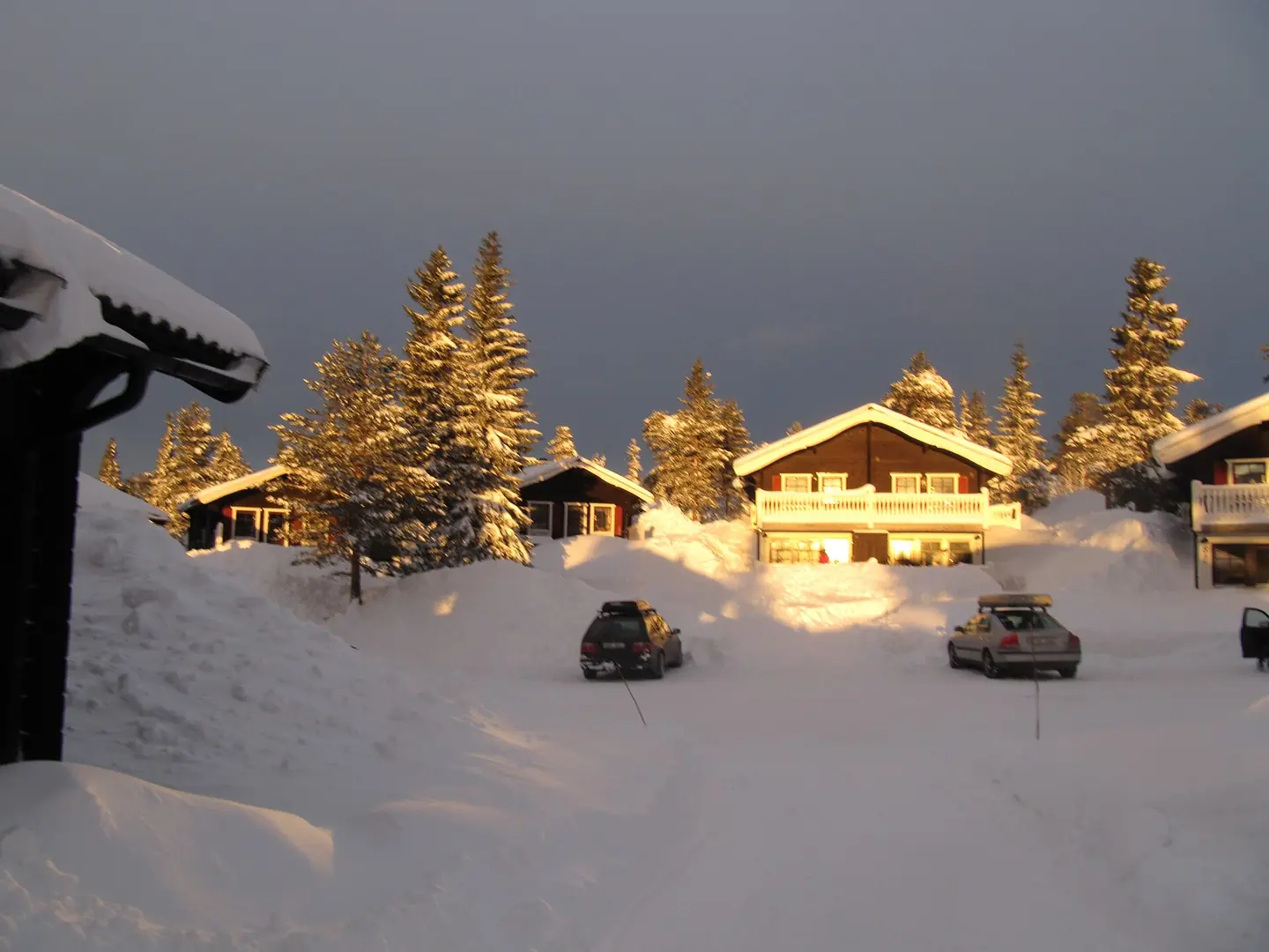 Chalet de la station de ski