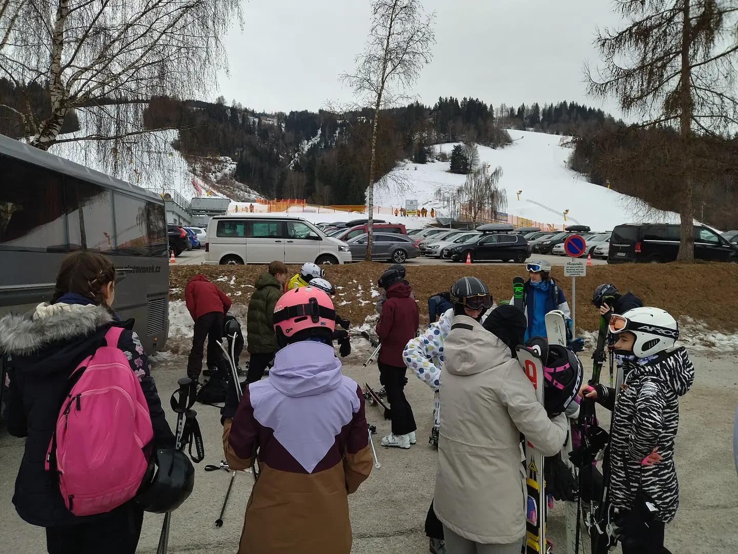 Ski training course of the Kadaň Grammar School in Hauser Kaibling ski resort in the Schladming – Dachstein region