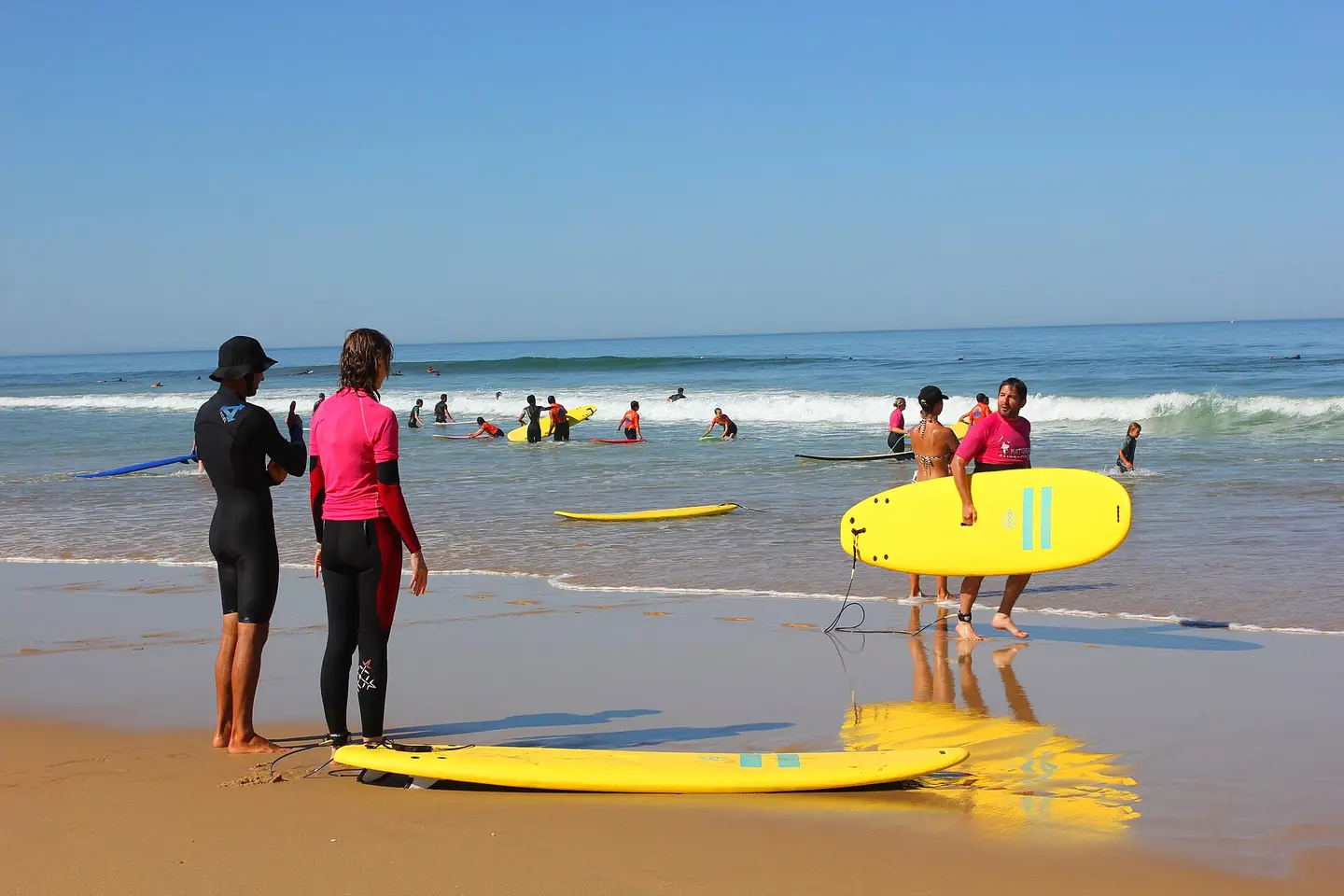 Une école de surf à Seignosse