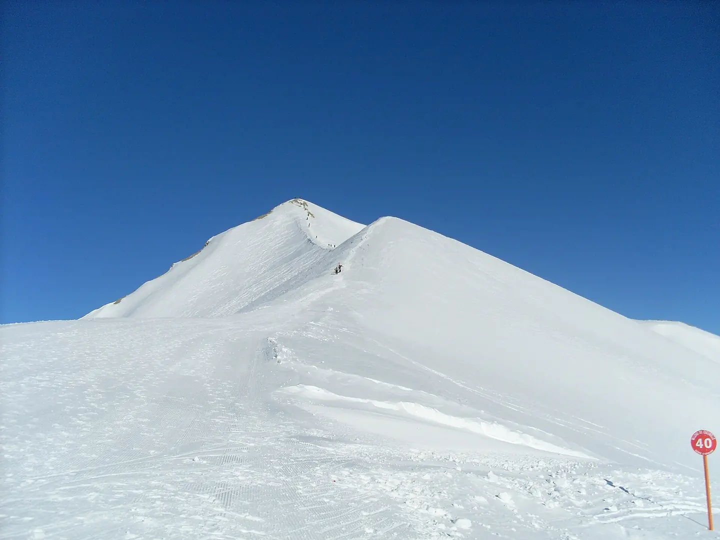 La Cucumelle , a mountain in Serre Chevalier known for off-pist skiing