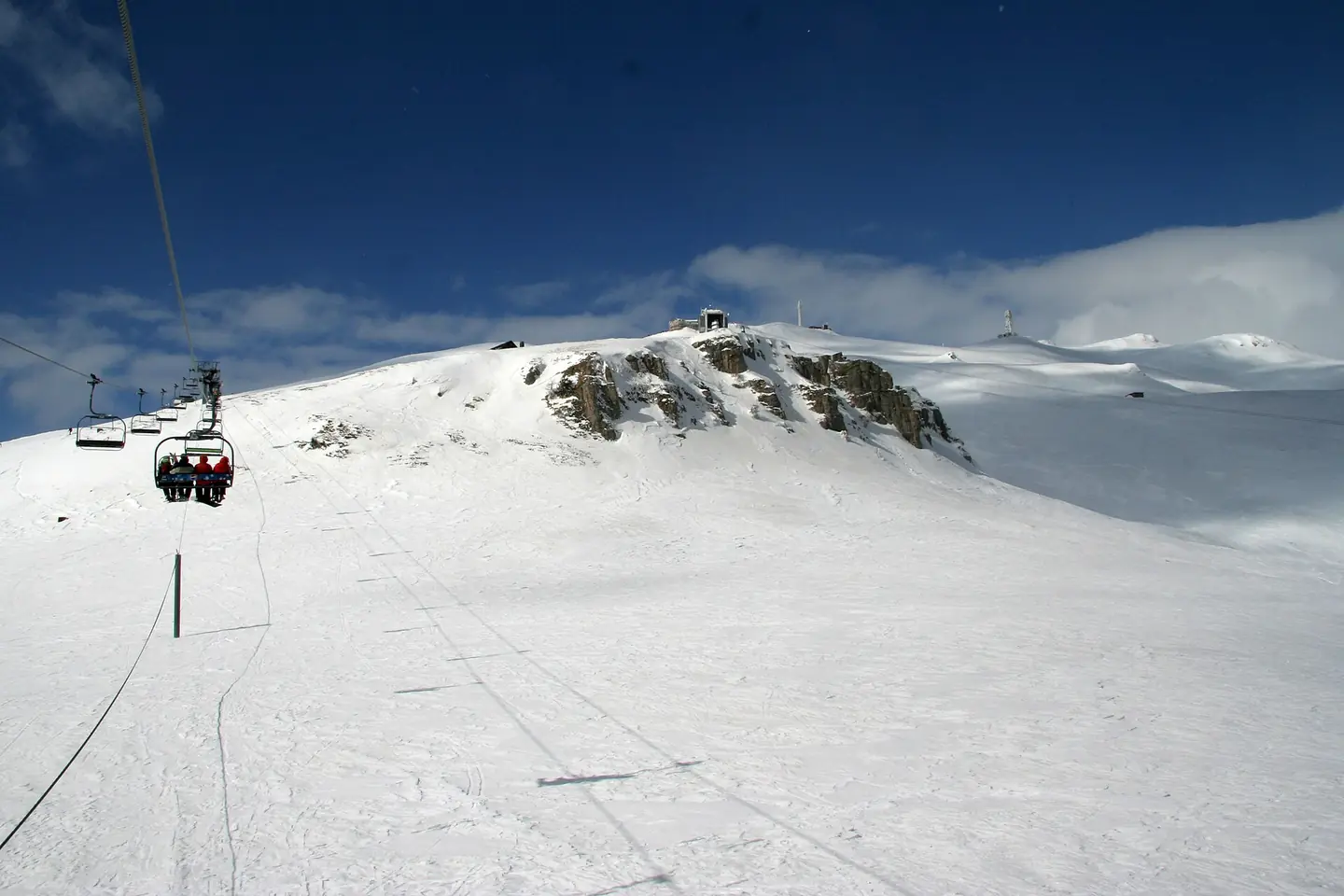 Sinaia mountains as view from Sinaia's ski resort