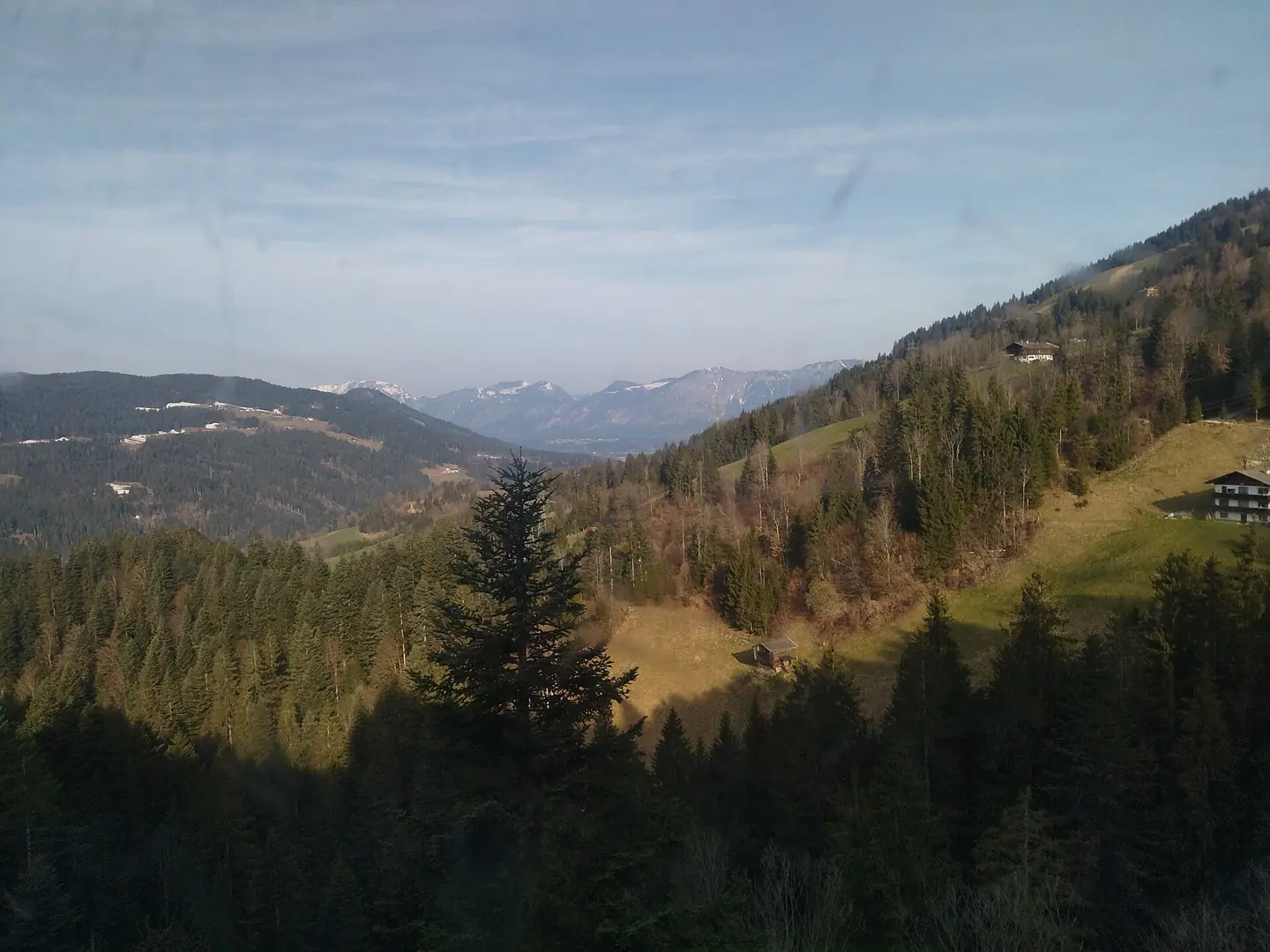 SkiWelt ski restort, Austria in March 2022
