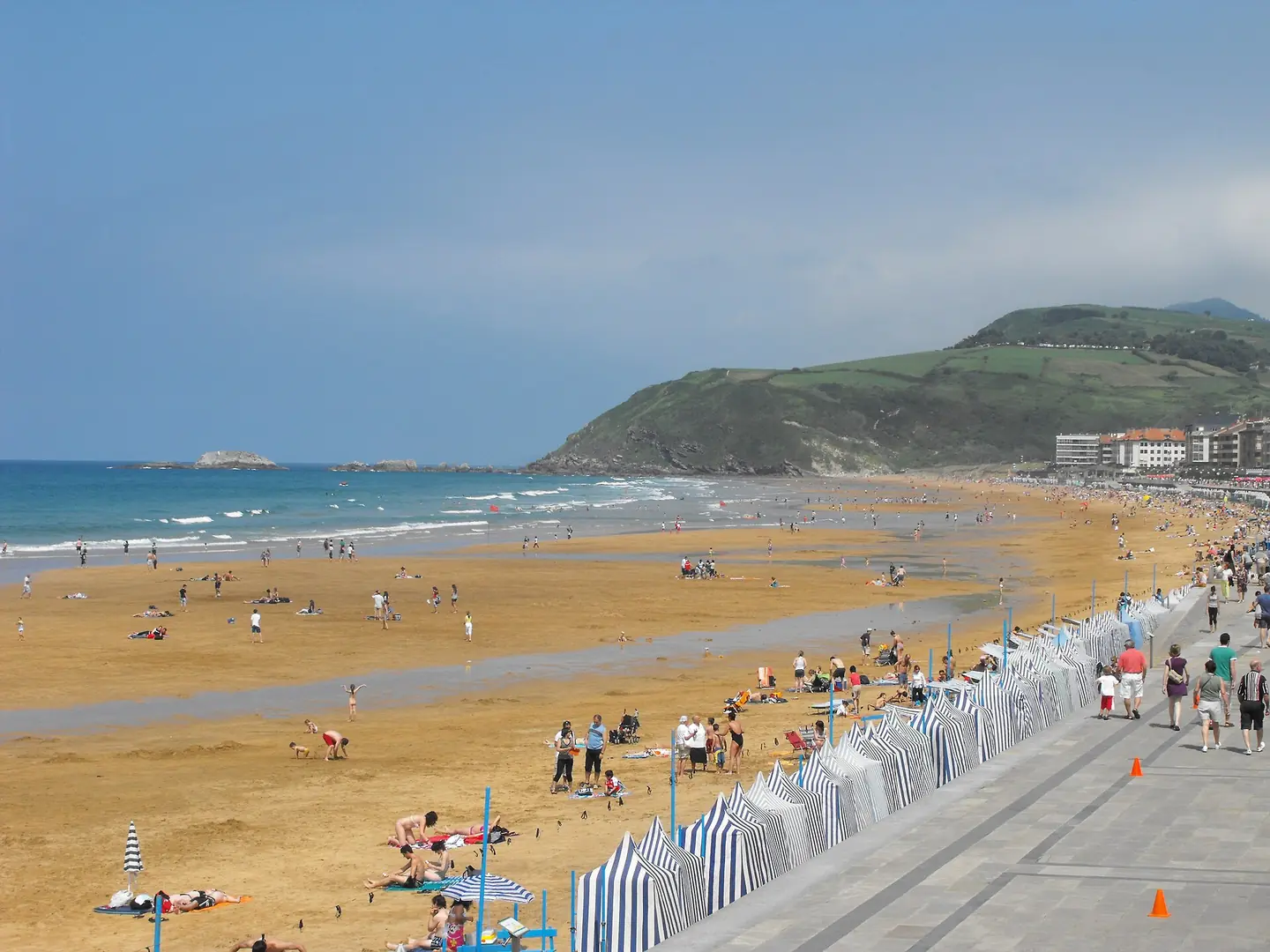 Beach of Zarautz - Basque country - Spain