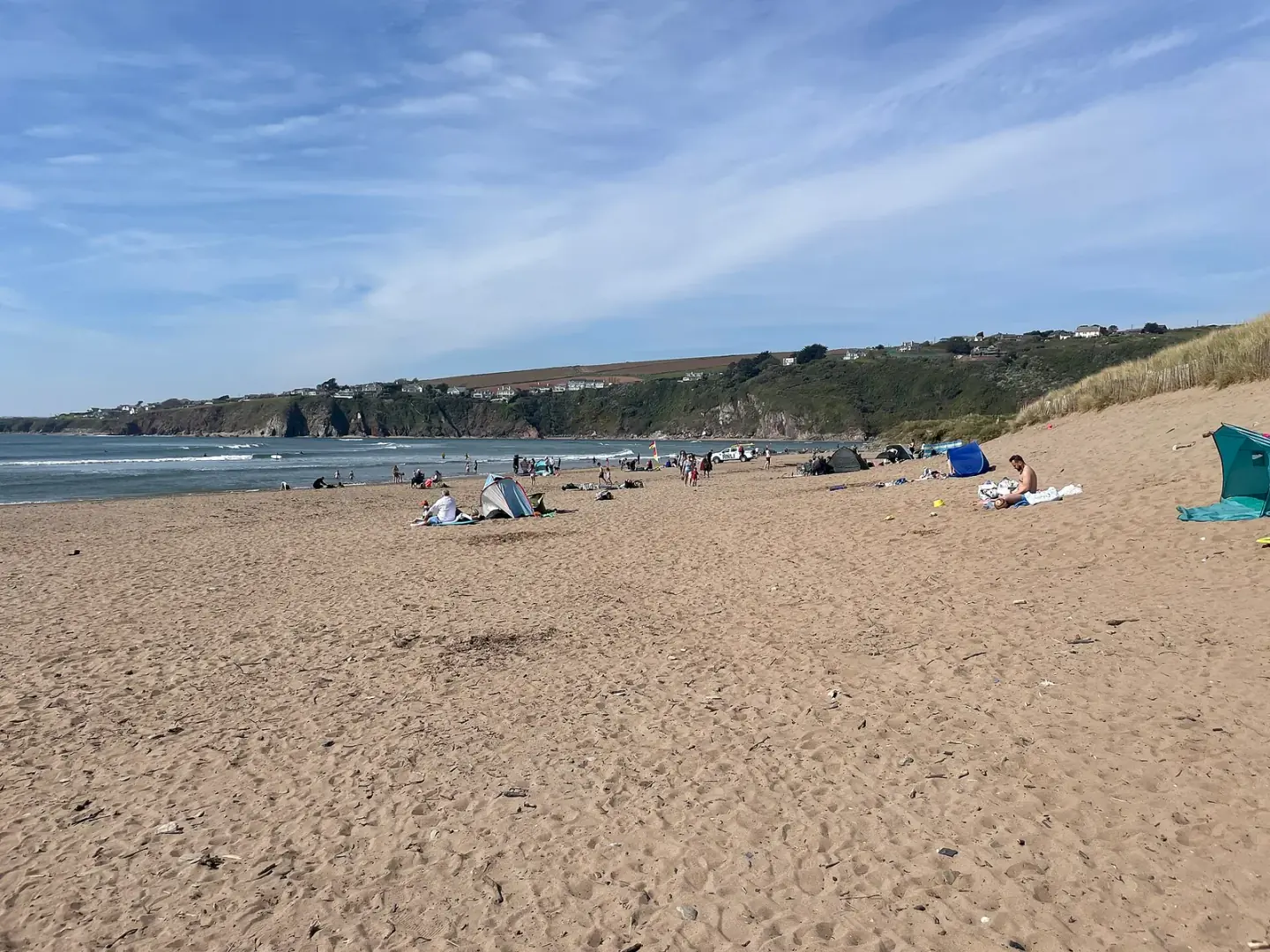 Enjoying Bantham Beach