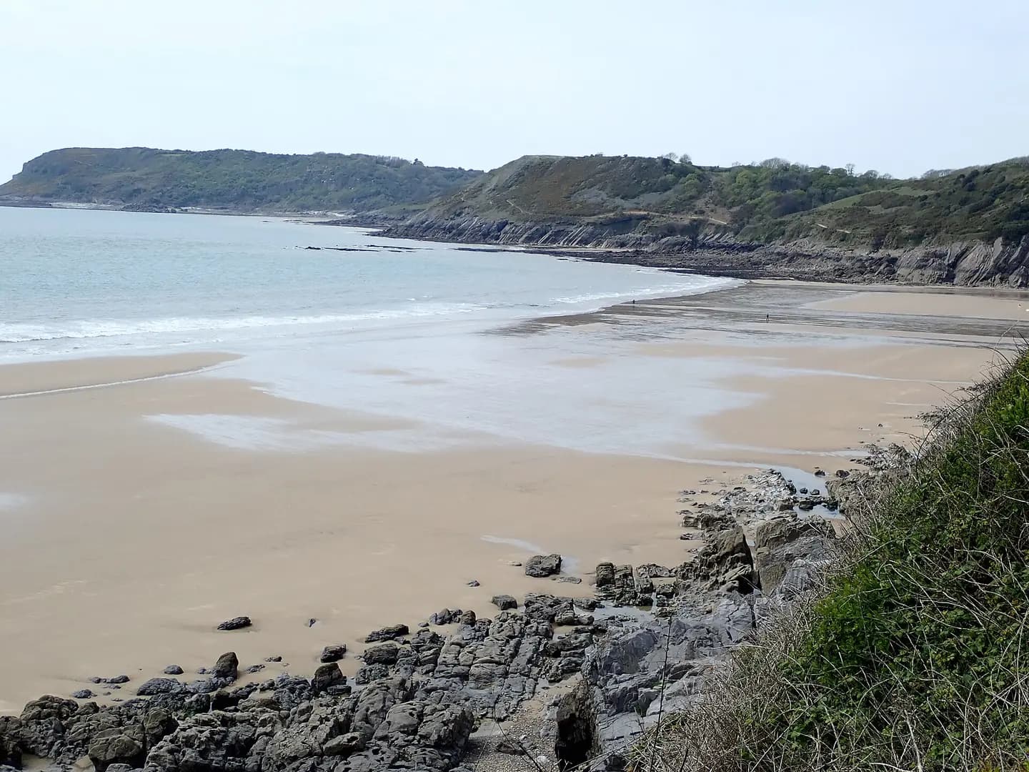 Sandy beach, Caswell Bay