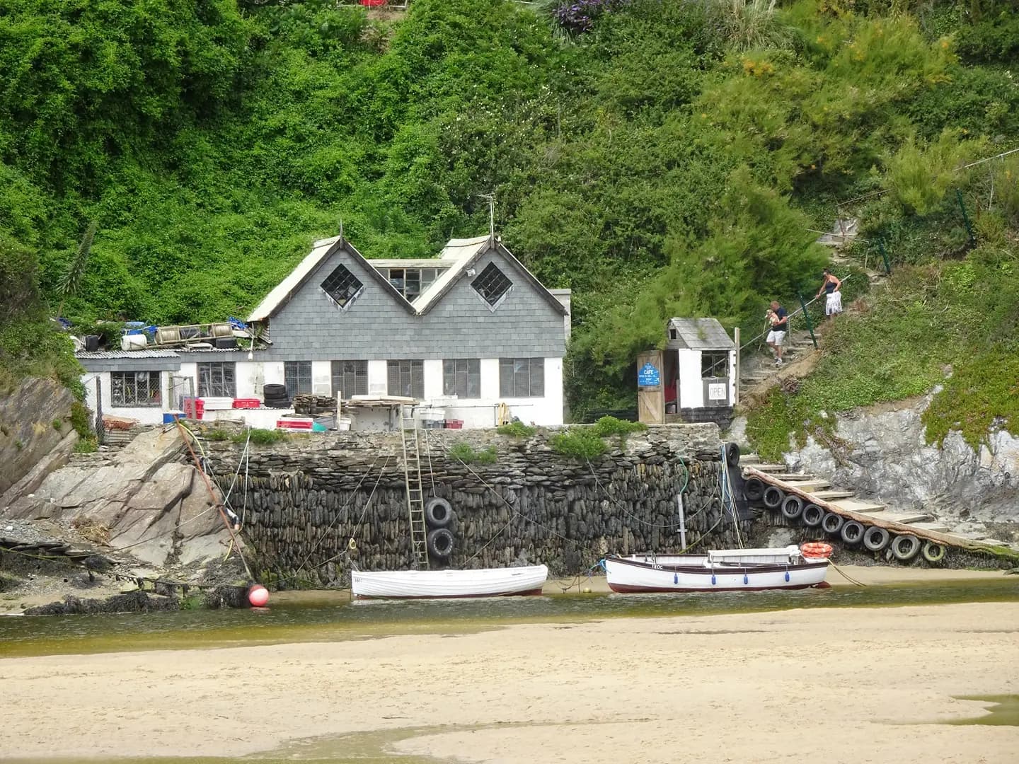 Ferry at Crantock Beach