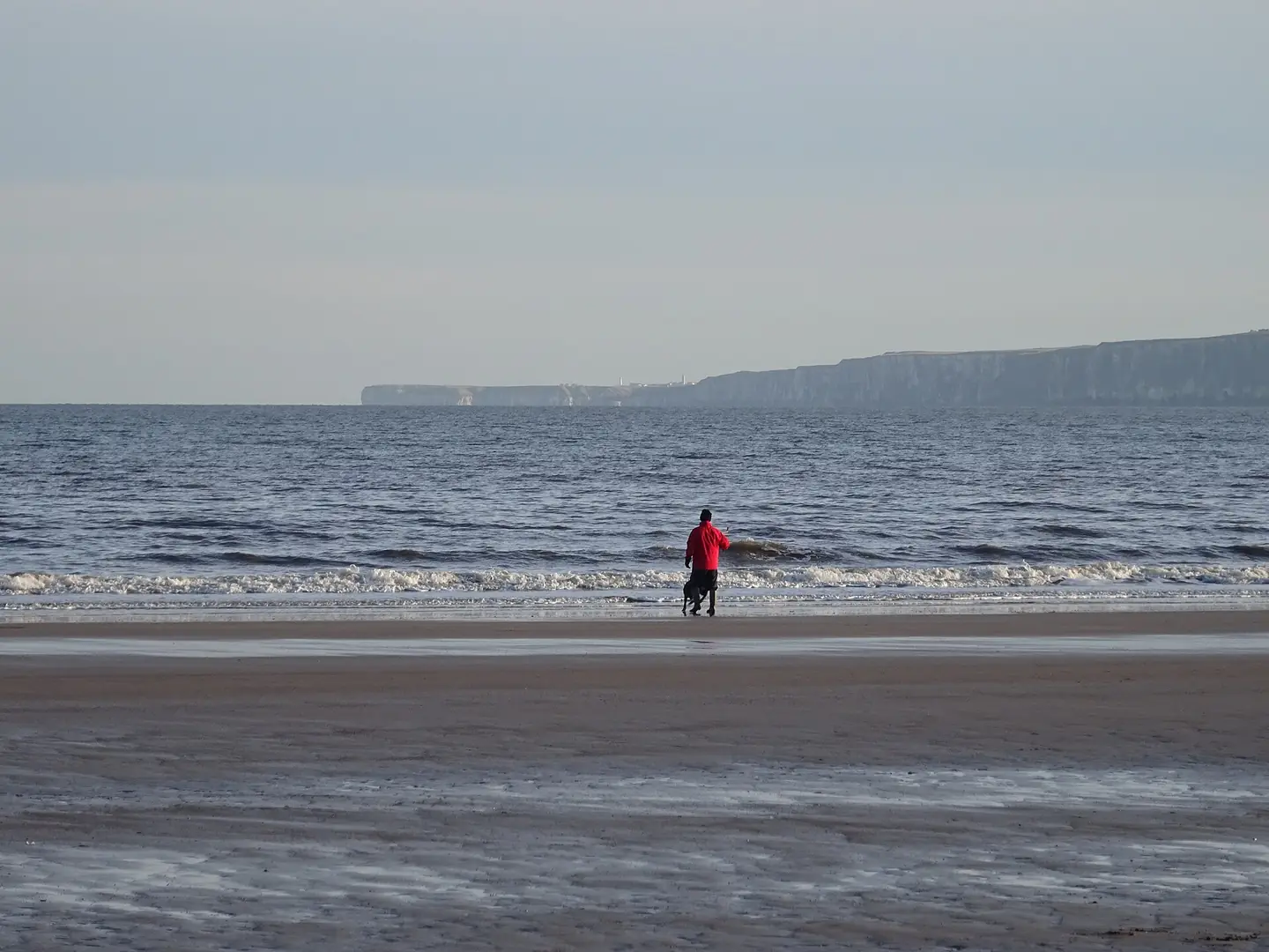 Beach at low tide, Filey