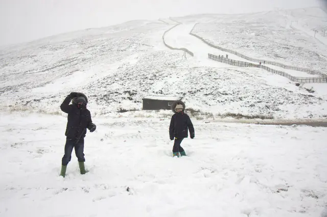Snow at Glenshee Ski Centre