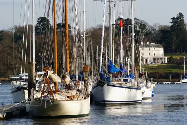Yachts on the Hamble, Bursledon