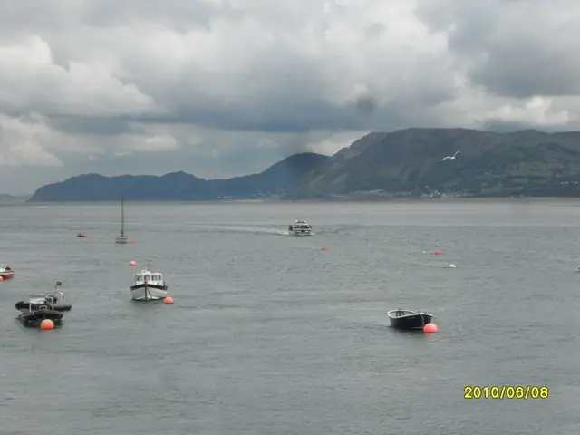 Boats in the Menai Strait
