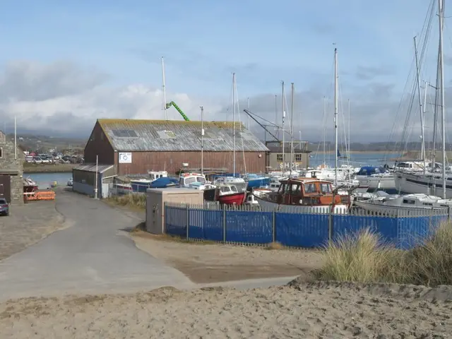 Boatyard by Pwllheli harbour