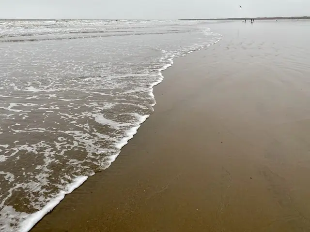 Incoming tide at Rest Bay
