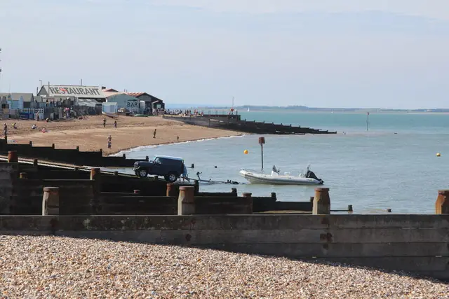 Slipway at Whitstable beach