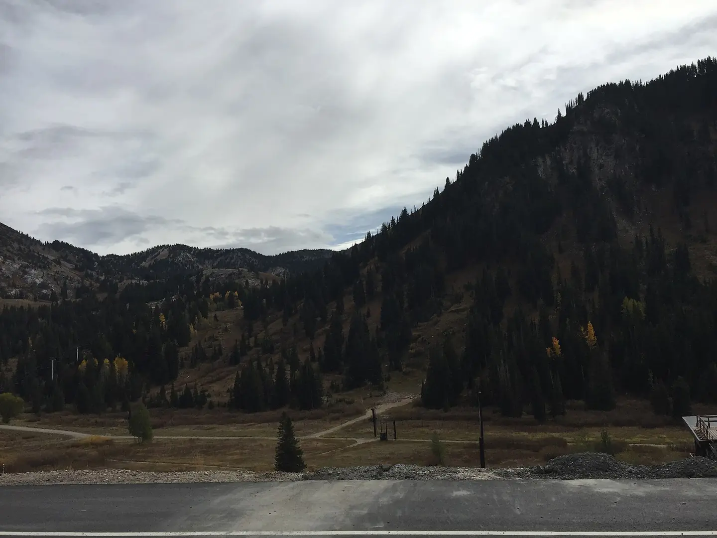 Mountain slopes near the Alta Ski Area in Little Cottonwood Canyon, Utah