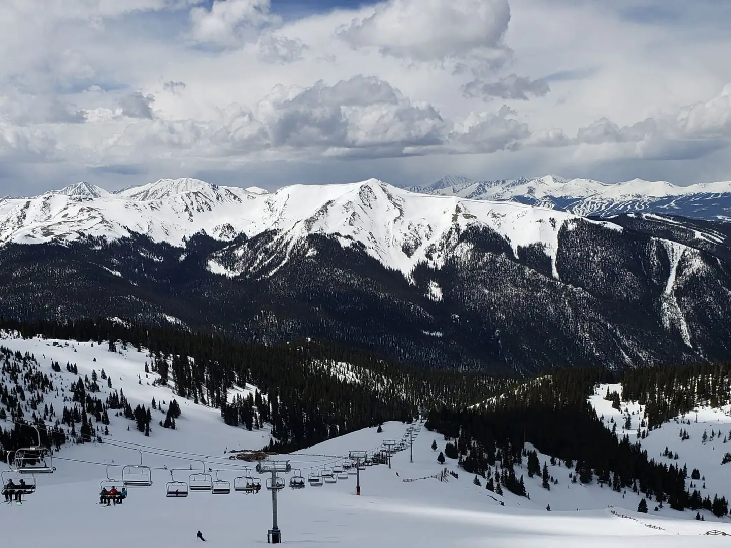Independence Mountain in Summit County, Colorado, as seen from Arapahoe Basin Ski Area