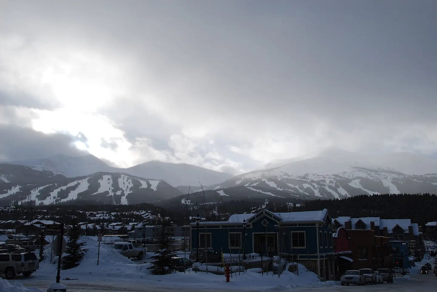 Breckenridge Ski Resort from town