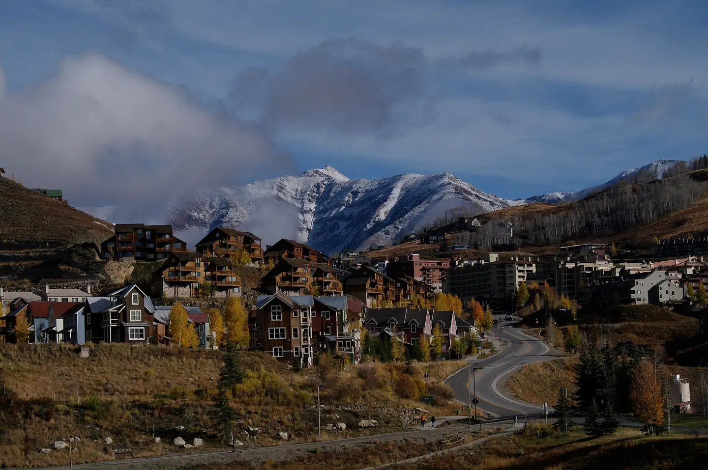 The town of Mt. Crested Butte
