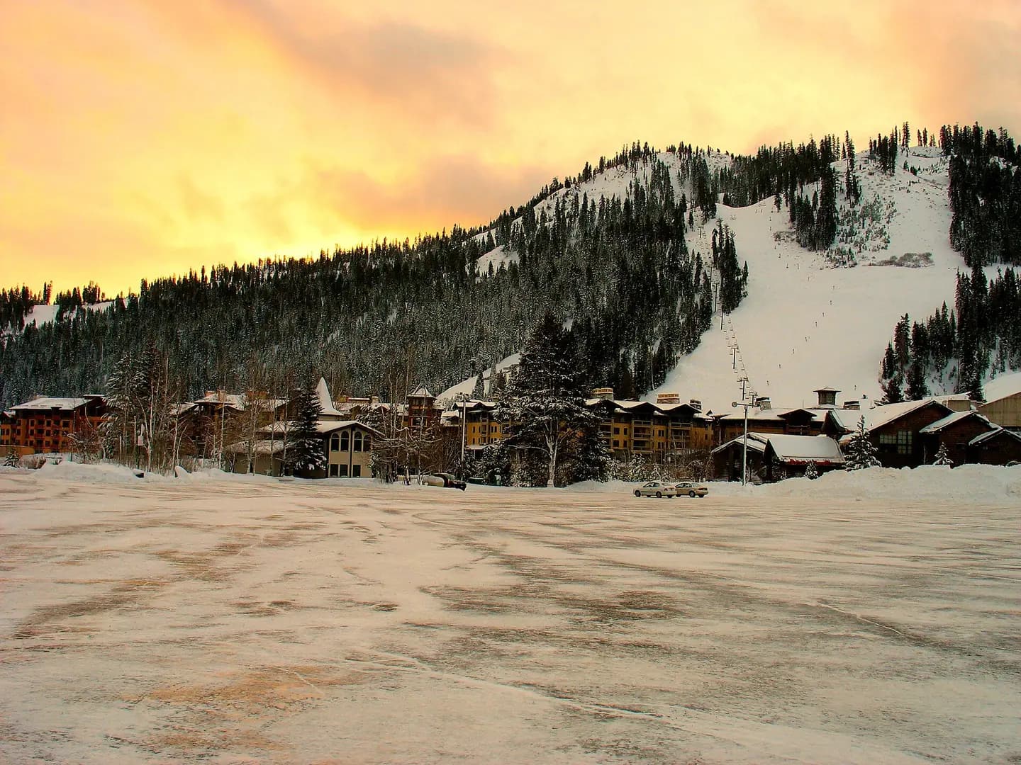 Squaw Valley early in the morning