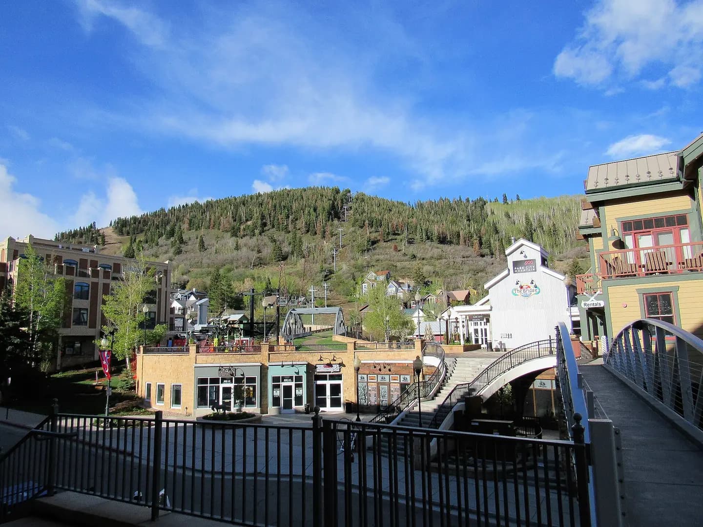 Town Lift in the background in Park City, Utah